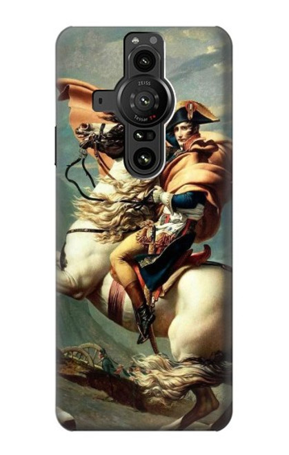 W1063 Napoleon Bonaparte Funda Carcasa Case y Caso Del Tirón Funda para Sony Xperia Pro-I