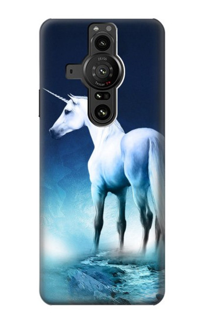 W1130 Unicorn Horse Funda Carcasa Case y Caso Del Tirón Funda para Sony Xperia Pro-I