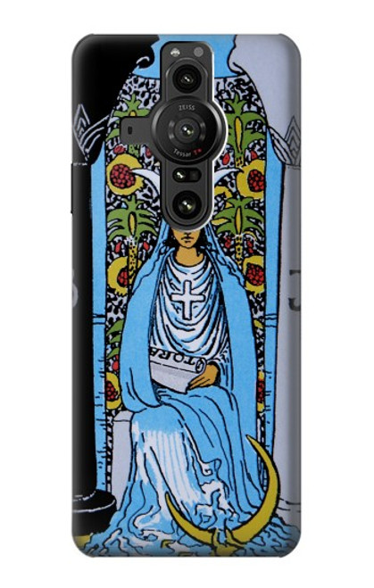 W2764 High Priestess Tarot Card Funda Carcasa Case y Caso Del Tirón Funda para Sony Xperia Pro-I