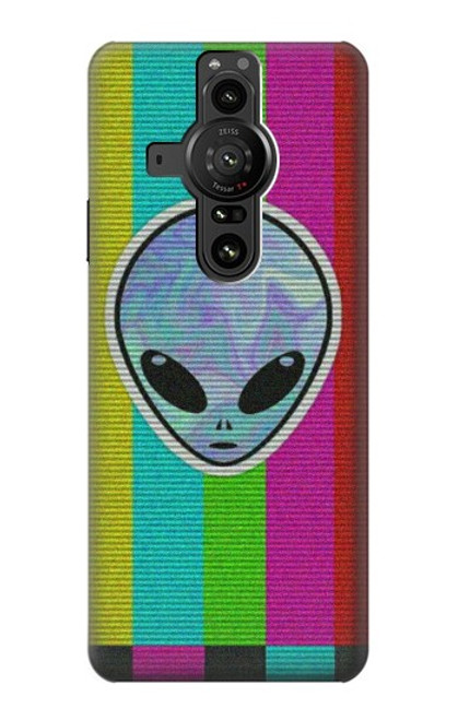 W3437 Alien No Signal Funda Carcasa Case y Caso Del Tirón Funda para Sony Xperia Pro-I