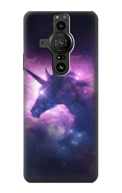 W3538 Unicorn Galaxy Funda Carcasa Case y Caso Del Tirón Funda para Sony Xperia Pro-I