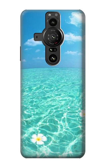 W3720 Summer Ocean Beach Funda Carcasa Case y Caso Del Tirón Funda para Sony Xperia Pro-I