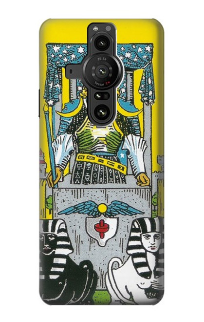 W3739 Tarot Card The Chariot Funda Carcasa Case y Caso Del Tirón Funda para Sony Xperia Pro-I