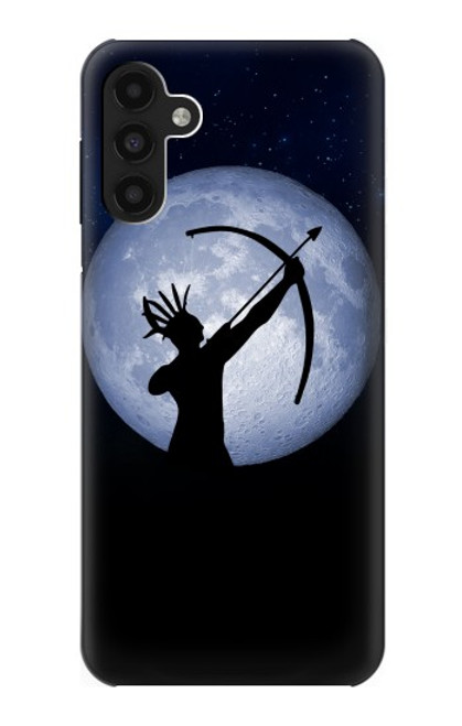 W3489 Indian Hunter Moon Funda Carcasa Case y Caso Del Tirón Funda para Samsung Galaxy A13 4G