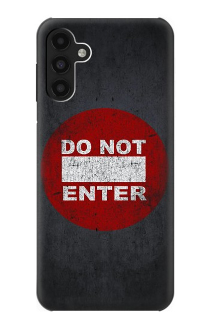 W3683 Do Not Enter Funda Carcasa Case y Caso Del Tirón Funda para Samsung Galaxy A13 4G