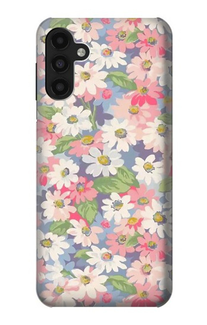 W3688 Floral Flower Art Pattern Funda Carcasa Case y Caso Del Tirón Funda para Samsung Galaxy A13 4G