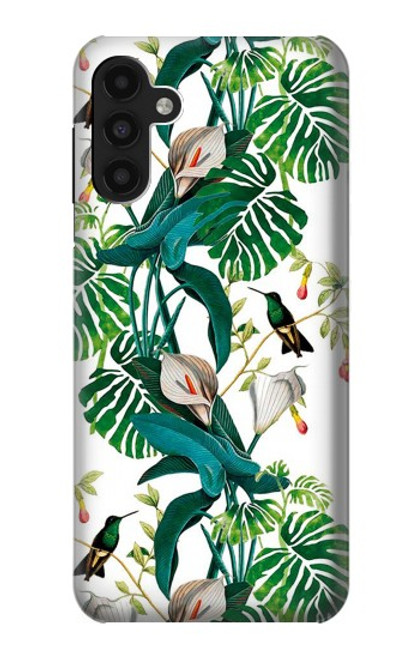 W3697 Leaf Life Birds Funda Carcasa Case y Caso Del Tirón Funda para Samsung Galaxy A13 4G