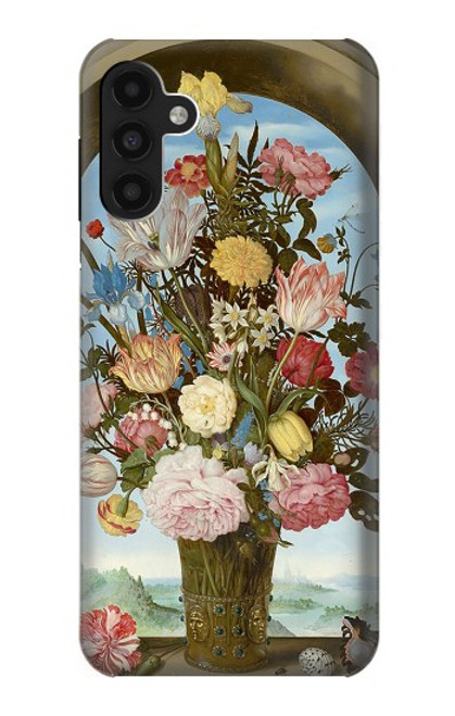 W3749 Vase of Flowers Funda Carcasa Case y Caso Del Tirón Funda para Samsung Galaxy A13 4G