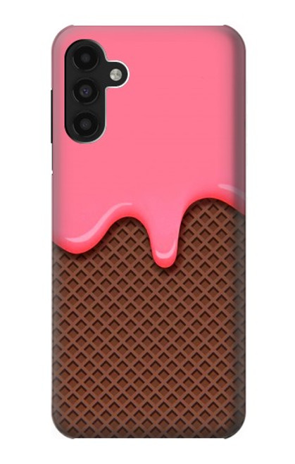 W3754 Strawberry Ice Cream Cone Funda Carcasa Case y Caso Del Tirón Funda para Samsung Galaxy A13 4G