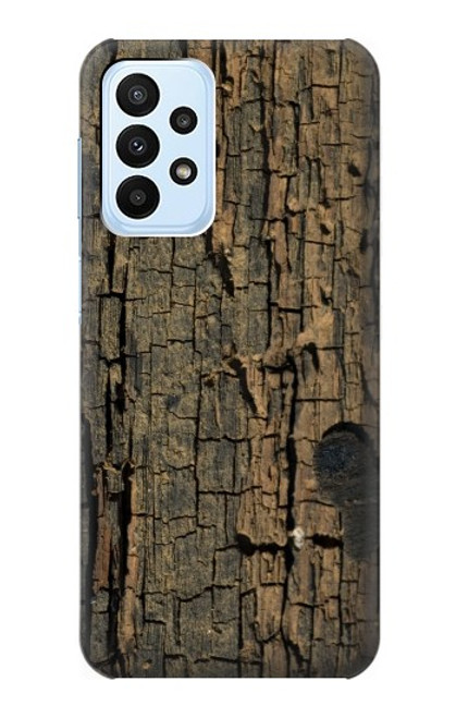 W0598 Wood Graphic Printed Funda Carcasa Case y Caso Del Tirón Funda para Samsung Galaxy A23