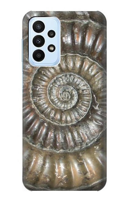 W1788 Ammonite Fossil Funda Carcasa Case y Caso Del Tirón Funda para Samsung Galaxy A23