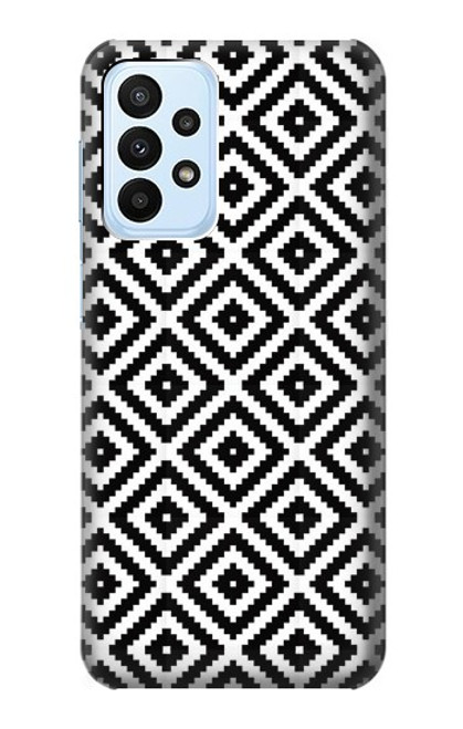 W3424 Ruta Pattern Funda Carcasa Case y Caso Del Tirón Funda para Samsung Galaxy A23