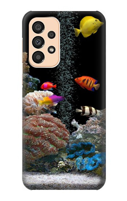 W0226 Aquarium Funda Carcasa Case y Caso Del Tirón Funda para Samsung Galaxy A33 5G