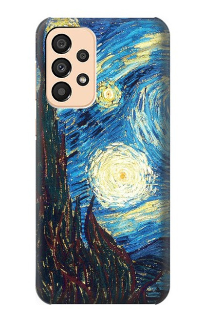 W0582 Van Gogh Starry Nights Funda Carcasa Case y Caso Del Tirón Funda para Samsung Galaxy A33 5G