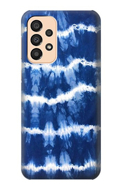 W3671 Blue Tie Dye Funda Carcasa Case y Caso Del Tirón Funda para Samsung Galaxy A33 5G