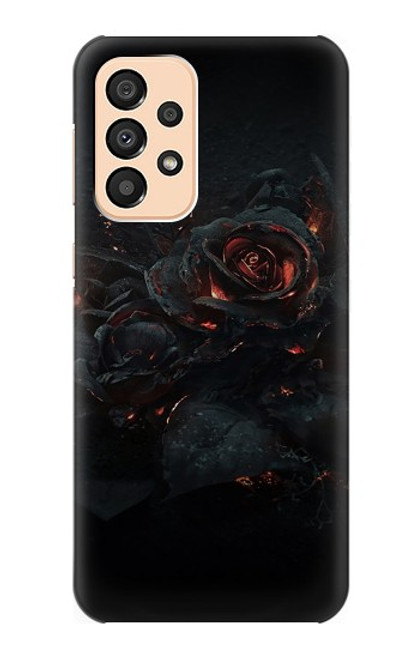 W3672 Burned Rose Funda Carcasa Case y Caso Del Tirón Funda para Samsung Galaxy A33 5G