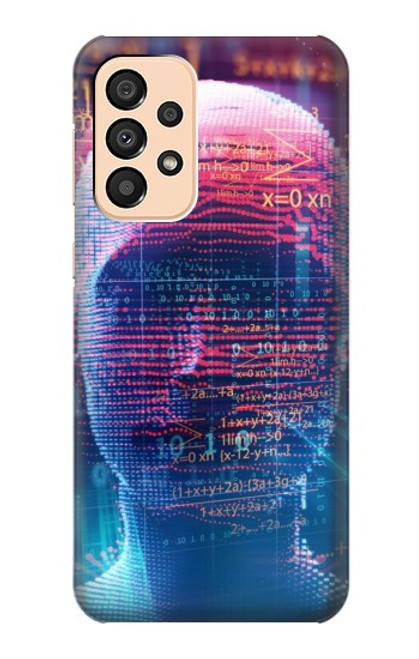 W3800 Digital Human Face Funda Carcasa Case y Caso Del Tirón Funda para Samsung Galaxy A33 5G