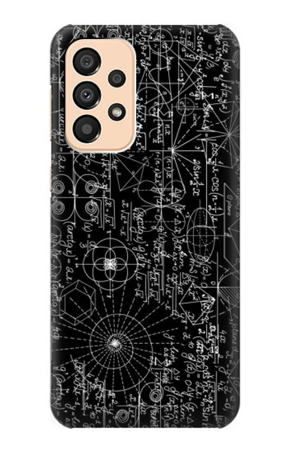 W3808 Mathematics Blackboard Funda Carcasa Case y Caso Del Tirón Funda para Samsung Galaxy A33 5G