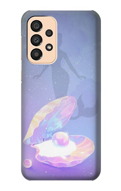 W3823 Beauty Pearl Mermaid Funda Carcasa Case y Caso Del Tirón Funda para Samsung Galaxy A33 5G