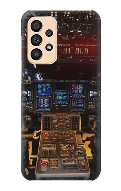 W3836 Airplane Cockpit Funda Carcasa Case y Caso Del Tirón Funda para Samsung Galaxy A33 5G