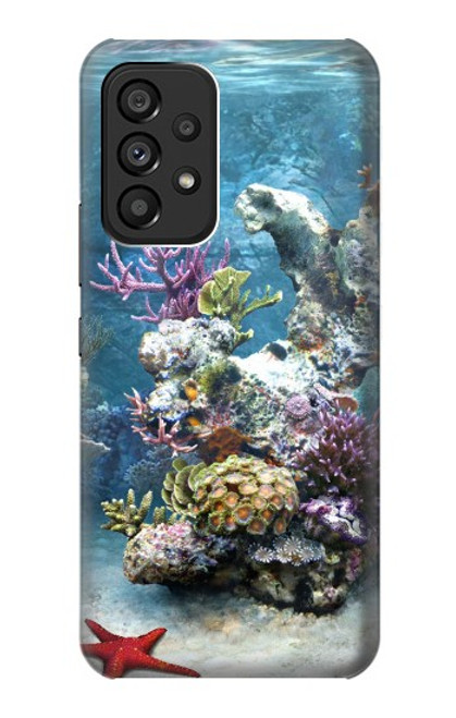 W0227 Aquarium Funda Carcasa Case y Caso Del Tirón Funda para Samsung Galaxy A53 5G