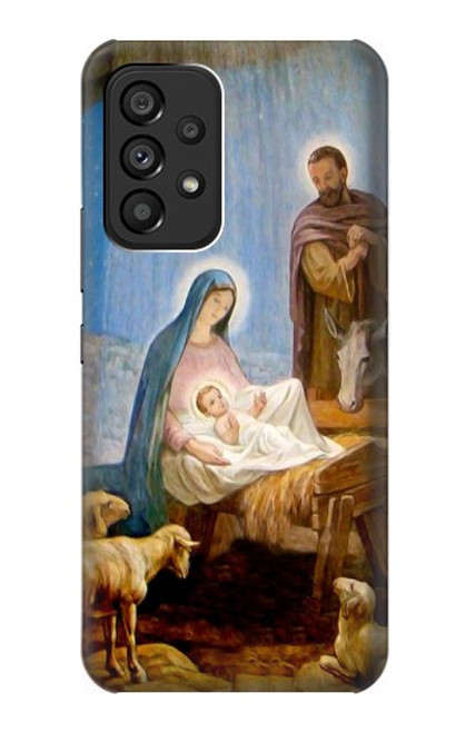 W2276 The Nativity Funda Carcasa Case y Caso Del Tirón Funda para Samsung Galaxy A53 5G