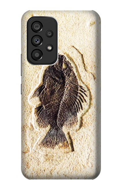 W2562 Fossil Fish Funda Carcasa Case y Caso Del Tirón Funda para Samsung Galaxy A53 5G