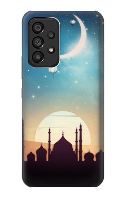 W3502 Islamic Sunset Funda Carcasa Case y Caso Del Tirón Funda para Samsung Galaxy A53 5G