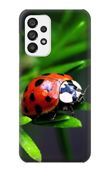 W0263 Ladybug Funda Carcasa Case y Caso Del Tirón Funda para Samsung Galaxy A73 5G