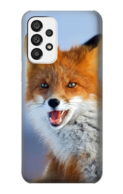 W0417 Fox Funda Carcasa Case y Caso Del Tirón Funda para Samsung Galaxy A73 5G