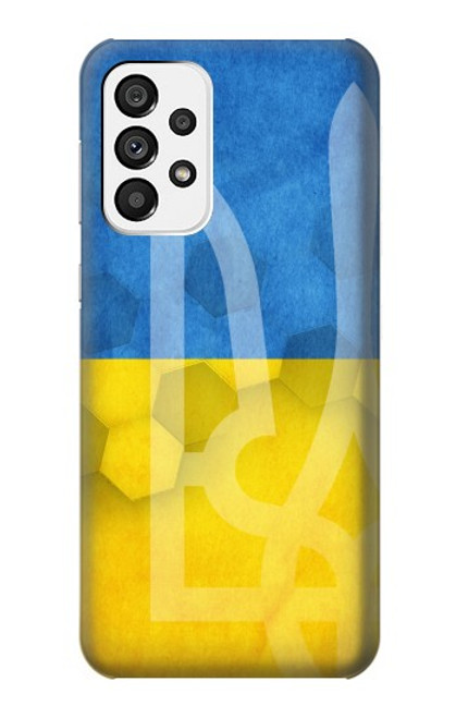 W3006 Ukraine Football Soccer Funda Carcasa Case y Caso Del Tirón Funda para Samsung Galaxy A73 5G