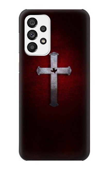 W3160 Christian Cross Funda Carcasa Case y Caso Del Tirón Funda para Samsung Galaxy A73 5G