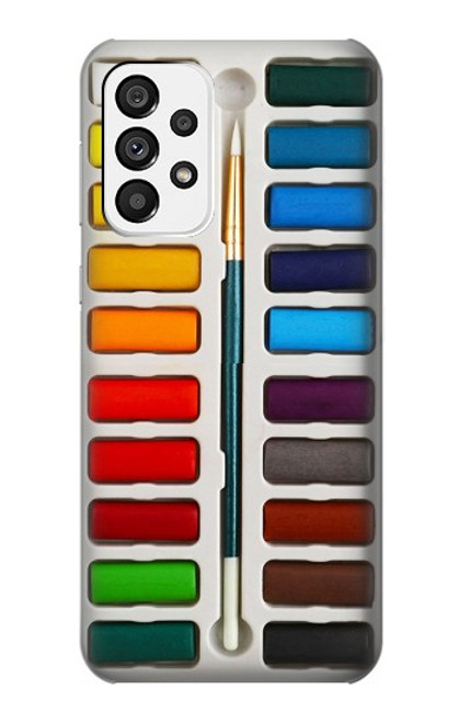 W3243 Watercolor Paint Set Funda Carcasa Case y Caso Del Tirón Funda para Samsung Galaxy A73 5G