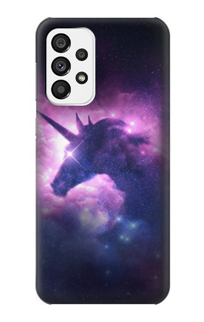 W3538 Unicorn Galaxy Funda Carcasa Case y Caso Del Tirón Funda para Samsung Galaxy A73 5G