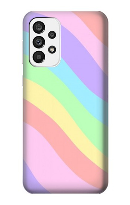 W3810 Pastel Unicorn Summer Wave Funda Carcasa Case y Caso Del Tirón Funda para Samsung Galaxy A73 5G