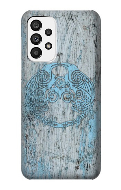 W3829 Huginn And Muninn Twin Ravens Norse Funda Carcasa Case y Caso Del Tirón Funda para Samsung Galaxy A73 5G