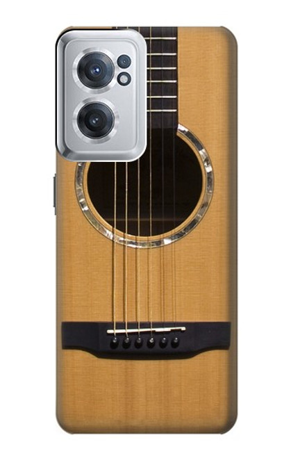 W0057 Acoustic Guitar Funda Carcasa Case y Caso Del Tirón Funda para OnePlus Nord CE 2 5G