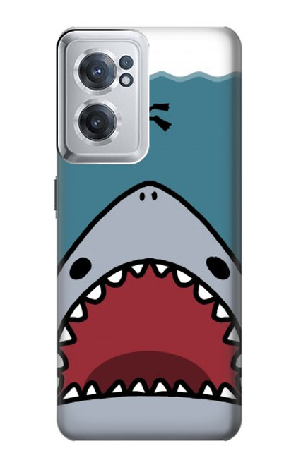 W3825 Cartoon Shark Sea Diving Funda Carcasa Case y Caso Del Tirón Funda para OnePlus Nord CE 2 5G