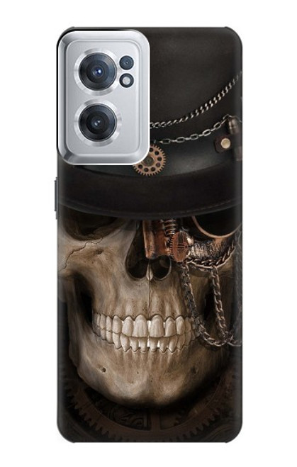 W3852 Steampunk Skull Funda Carcasa Case y Caso Del Tirón Funda para OnePlus Nord CE 2 5G