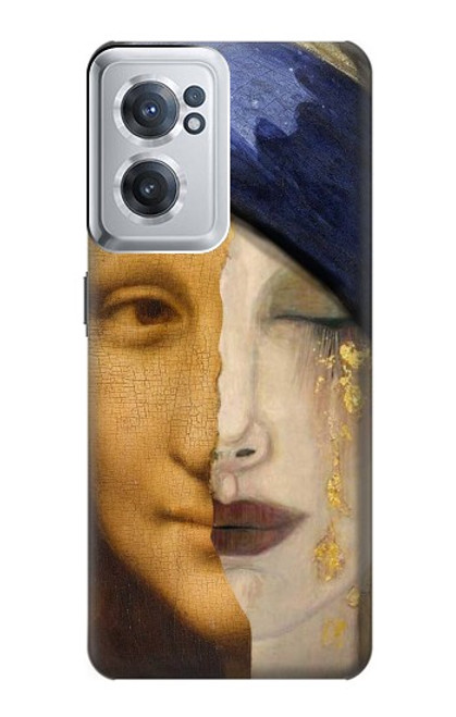 W3853 Mona Lisa Gustav Klimt Vermeer Funda Carcasa Case y Caso Del Tirón Funda para OnePlus Nord CE 2 5G
