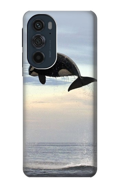 W1349 Killer whale Orca Funda Carcasa Case y Caso Del Tirón Funda para Motorola Edge 30 Pro