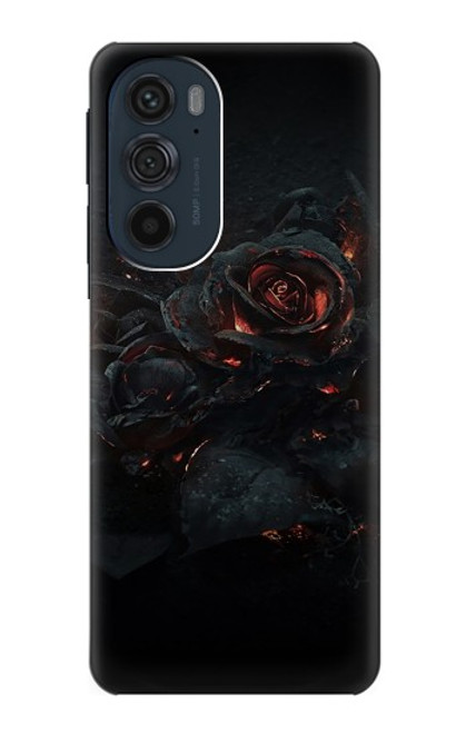 W3672 Burned Rose Funda Carcasa Case y Caso Del Tirón Funda para Motorola Edge 30 Pro