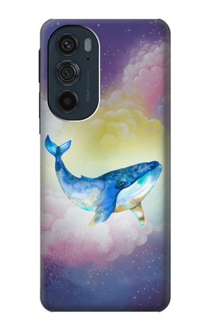 W3802 Dream Whale Pastel Fantasy Funda Carcasa Case y Caso Del Tirón Funda para Motorola Edge 30 Pro