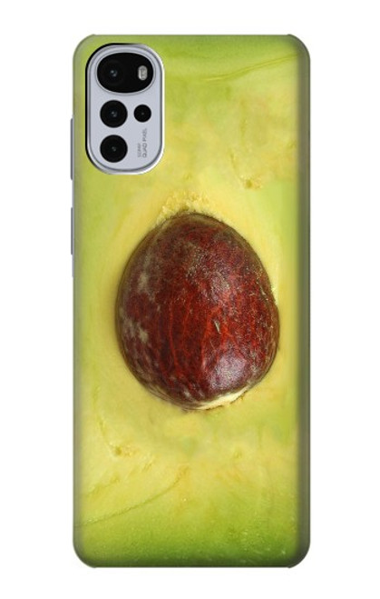 W2552 Avocado Fruit Funda Carcasa Case y Caso Del Tirón Funda para Motorola Moto G22