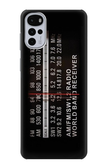 W3242 Analog Radio Tuning Funda Carcasa Case y Caso Del Tirón Funda para Motorola Moto G22