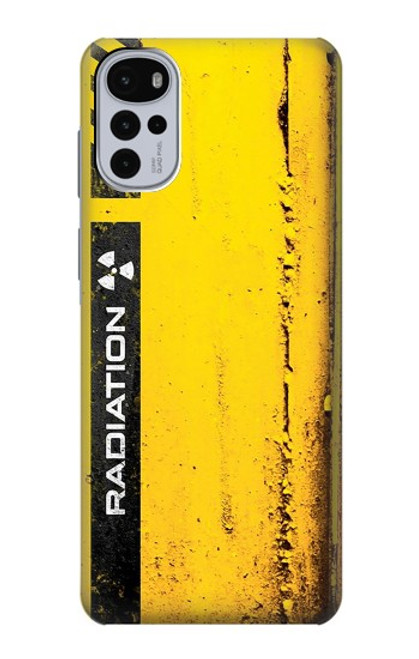 W3714 Radiation Warning Funda Carcasa Case y Caso Del Tirón Funda para Motorola Moto G22