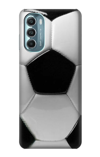 W2964 Football Soccer Ball Funda Carcasa Case y Caso Del Tirón Funda para Motorola Moto G Stylus 5G (2022)