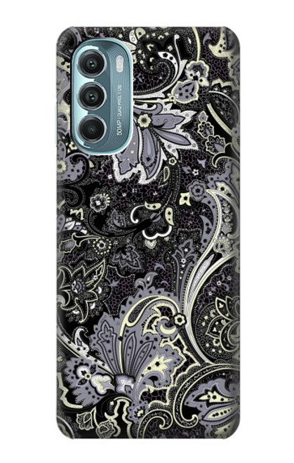 W3251 Batik Flower Pattern Funda Carcasa Case y Caso Del Tirón Funda para Motorola Moto G Stylus 5G (2022)