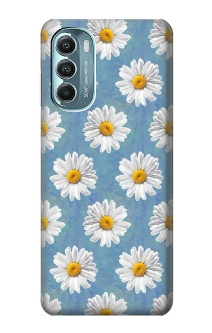 W3454 Floral Daisy Funda Carcasa Case y Caso Del Tirón Funda para Motorola Moto G Stylus 5G (2022)