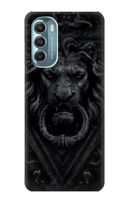 W3619 Dark Gothic Lion Funda Carcasa Case y Caso Del Tirón Funda para Motorola Moto G Stylus 5G (2022)